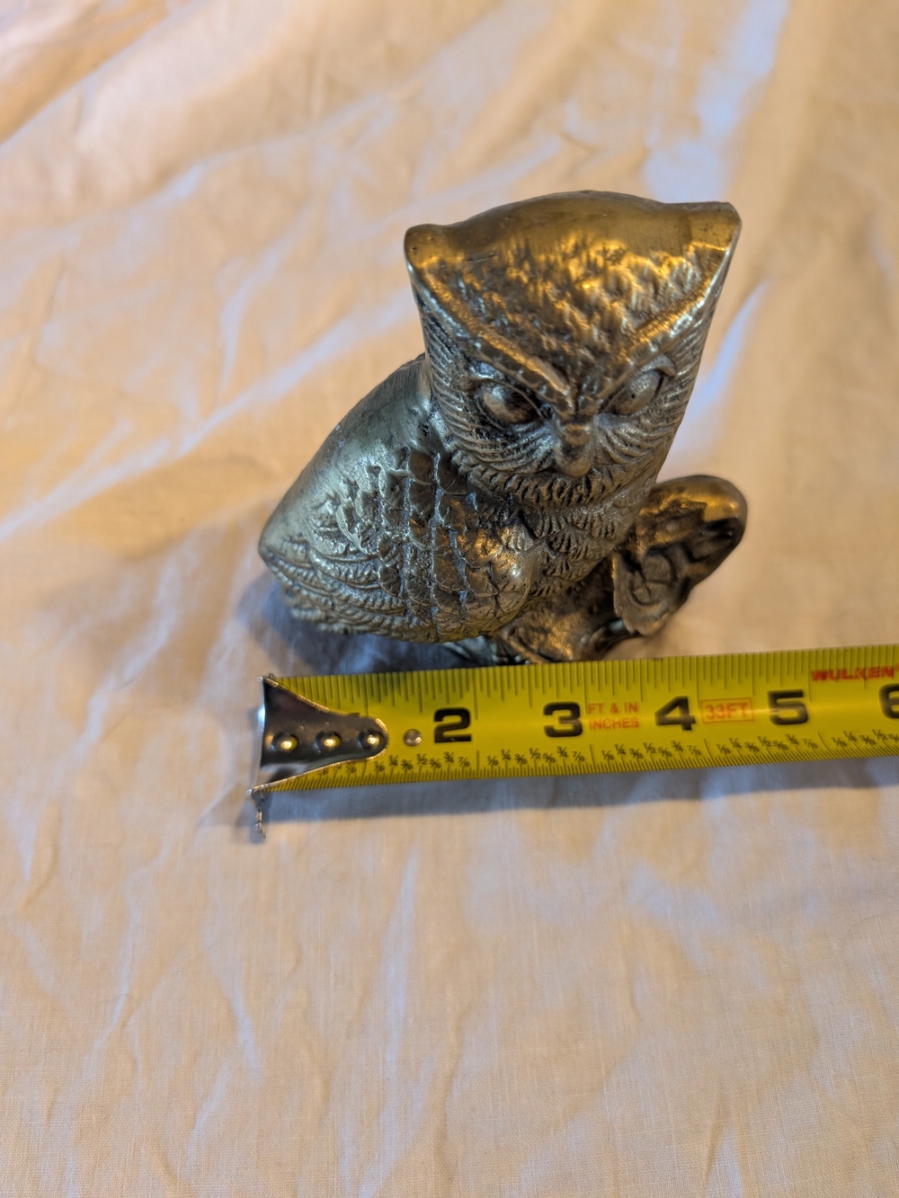 2/100$ Decorative Brass Owl Figurine in gold - Home Accent - Picture 6 of 6